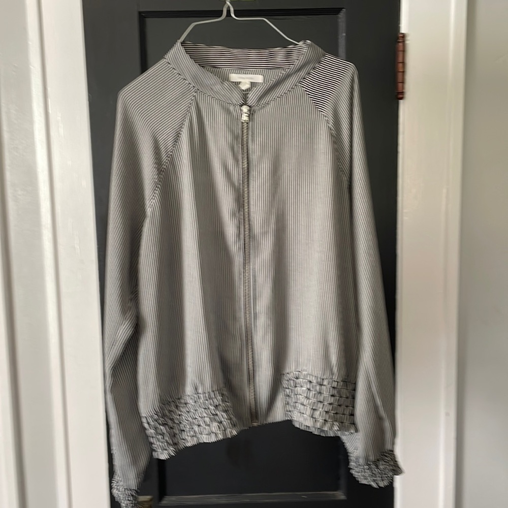 Maurice’s striped jacket